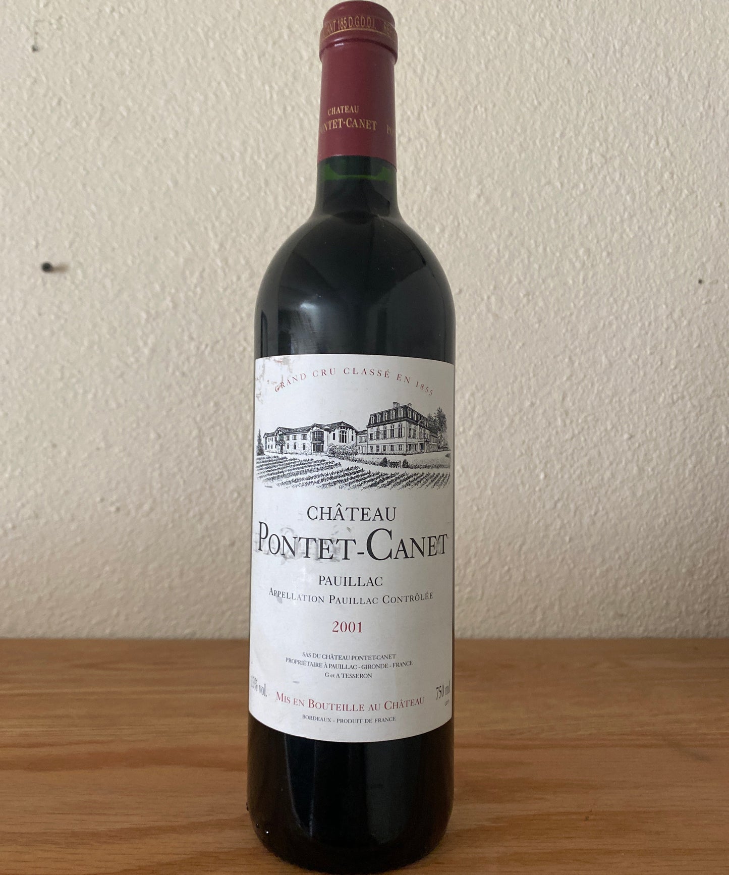 Chateau Pontet-Canet Pauillac, France 2001