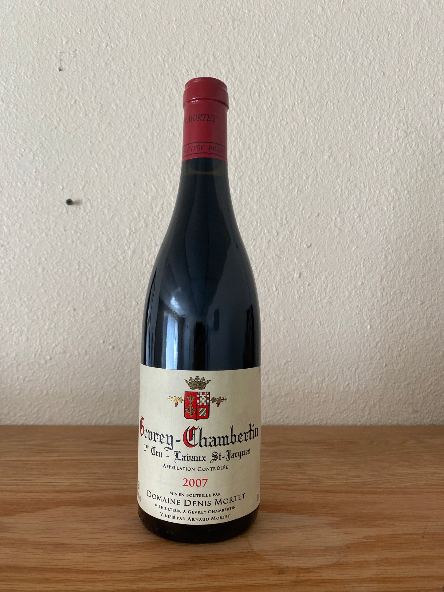 Domaine Denis Mortet Lavaux Saint-Jacques Gevrey-Chambertin 2007 Premier Cru, France