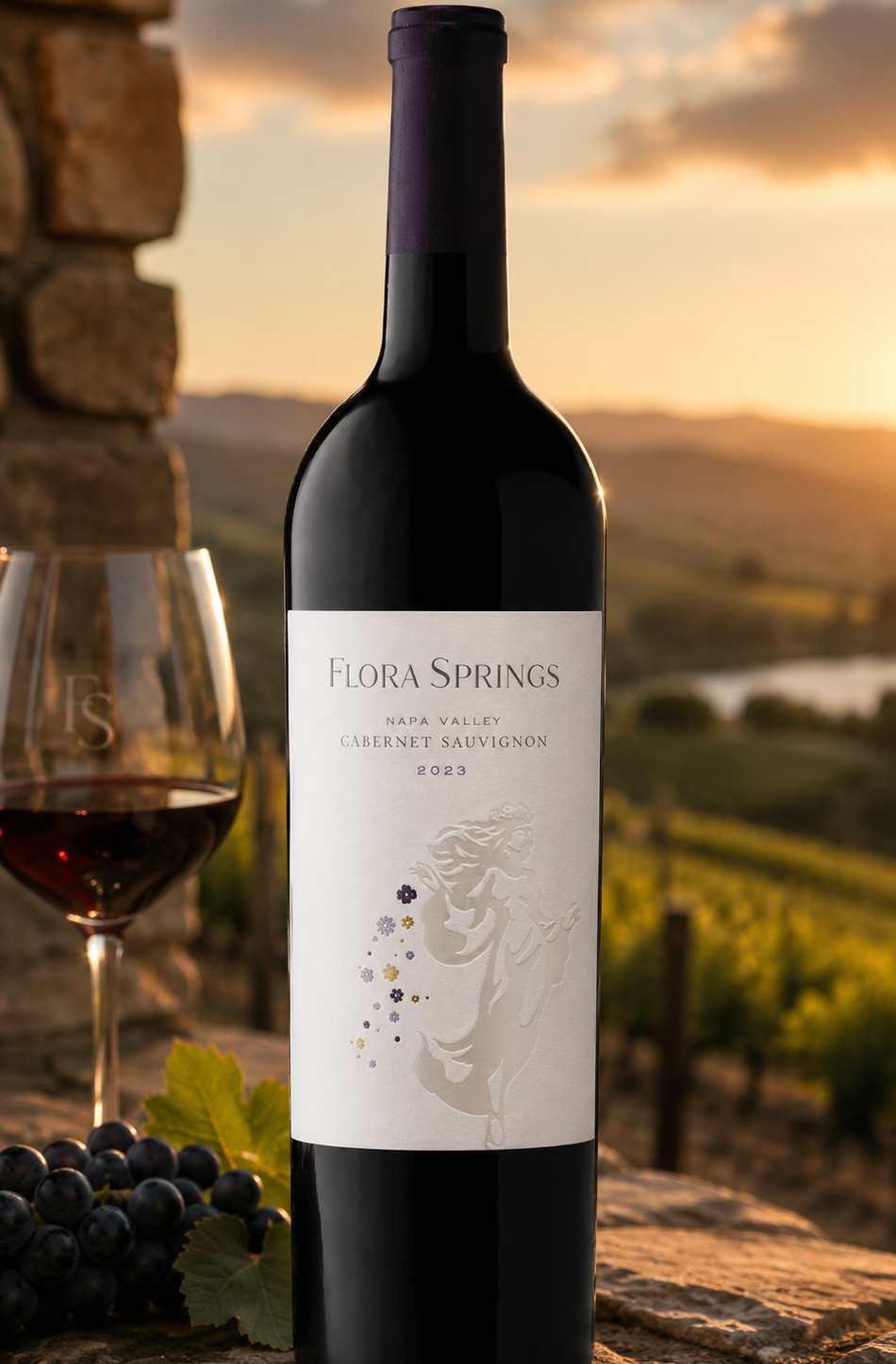 Flora Springs 2023 Cabernet Sauvignon from Napa, California 93 pts