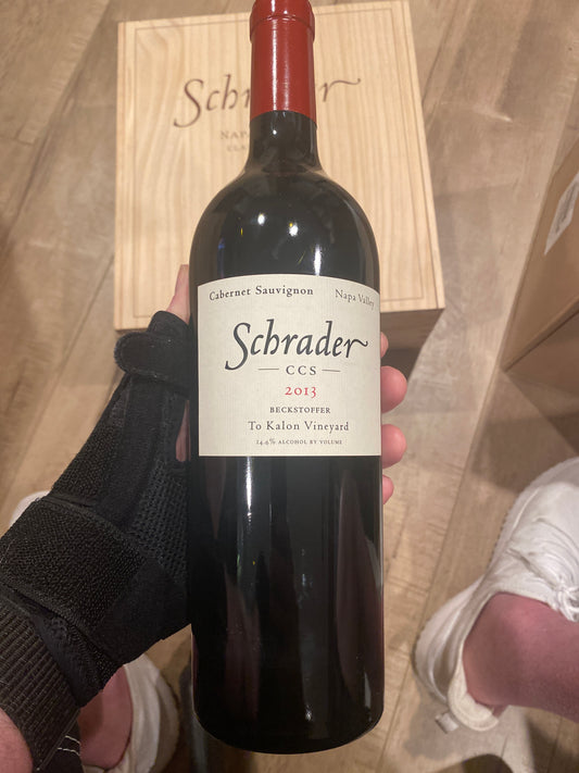 Schrader Cellars 2013 CCS Beckstoffer To Kalon Vineyard Cabernet Sauvignon 100 pts
