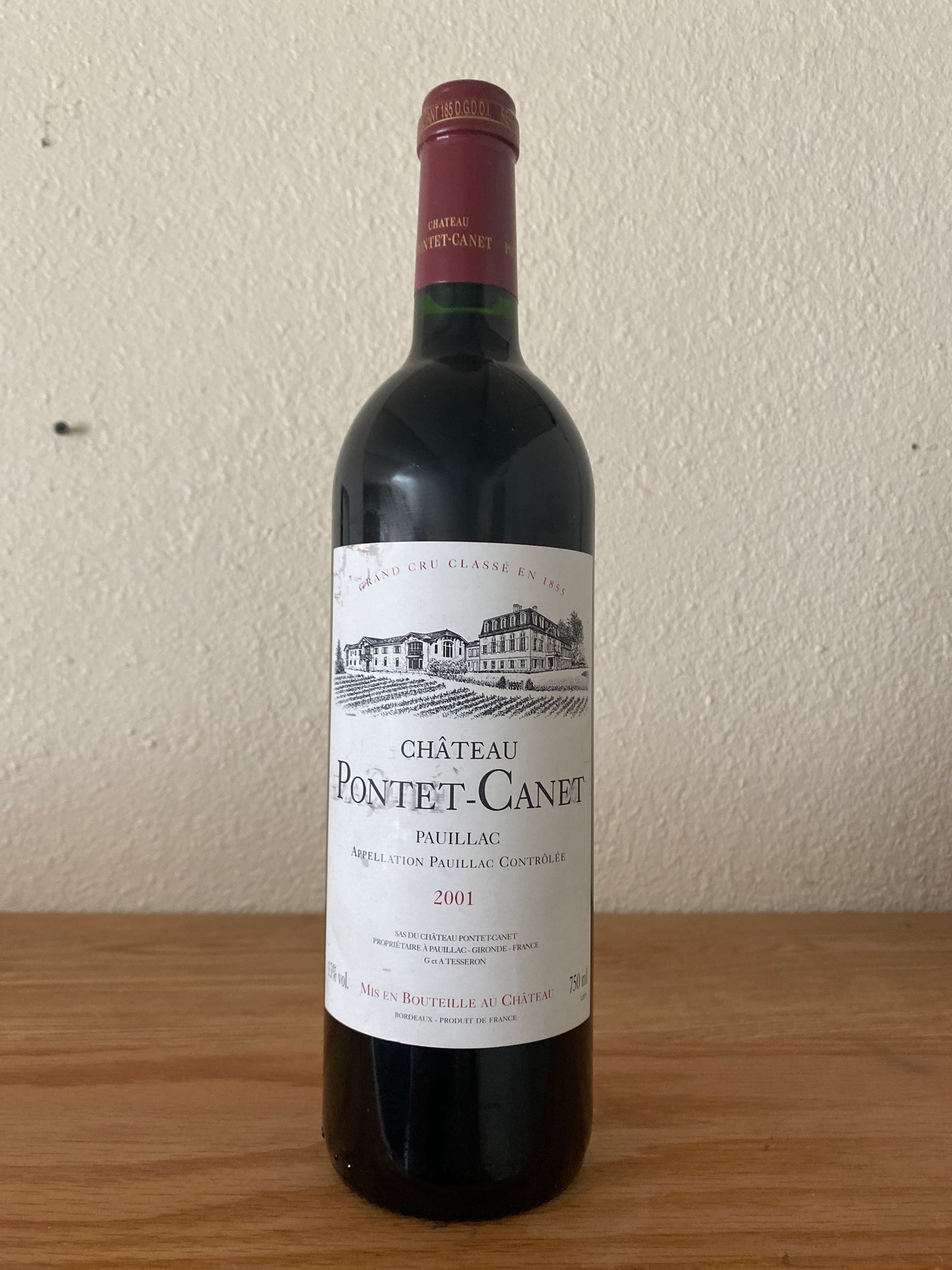 CHÂTEAU PONTET-CANET 2001 BORDEAUX / LEFT BANK / PAUILLAC