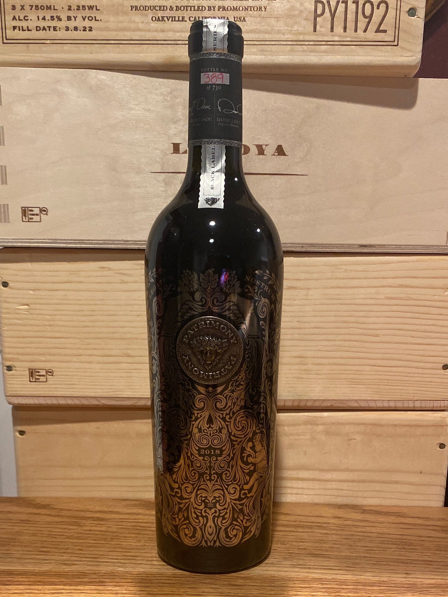 Daou Vineyard Patrimony "Black Label" 2018 Cabernet Sauvignon