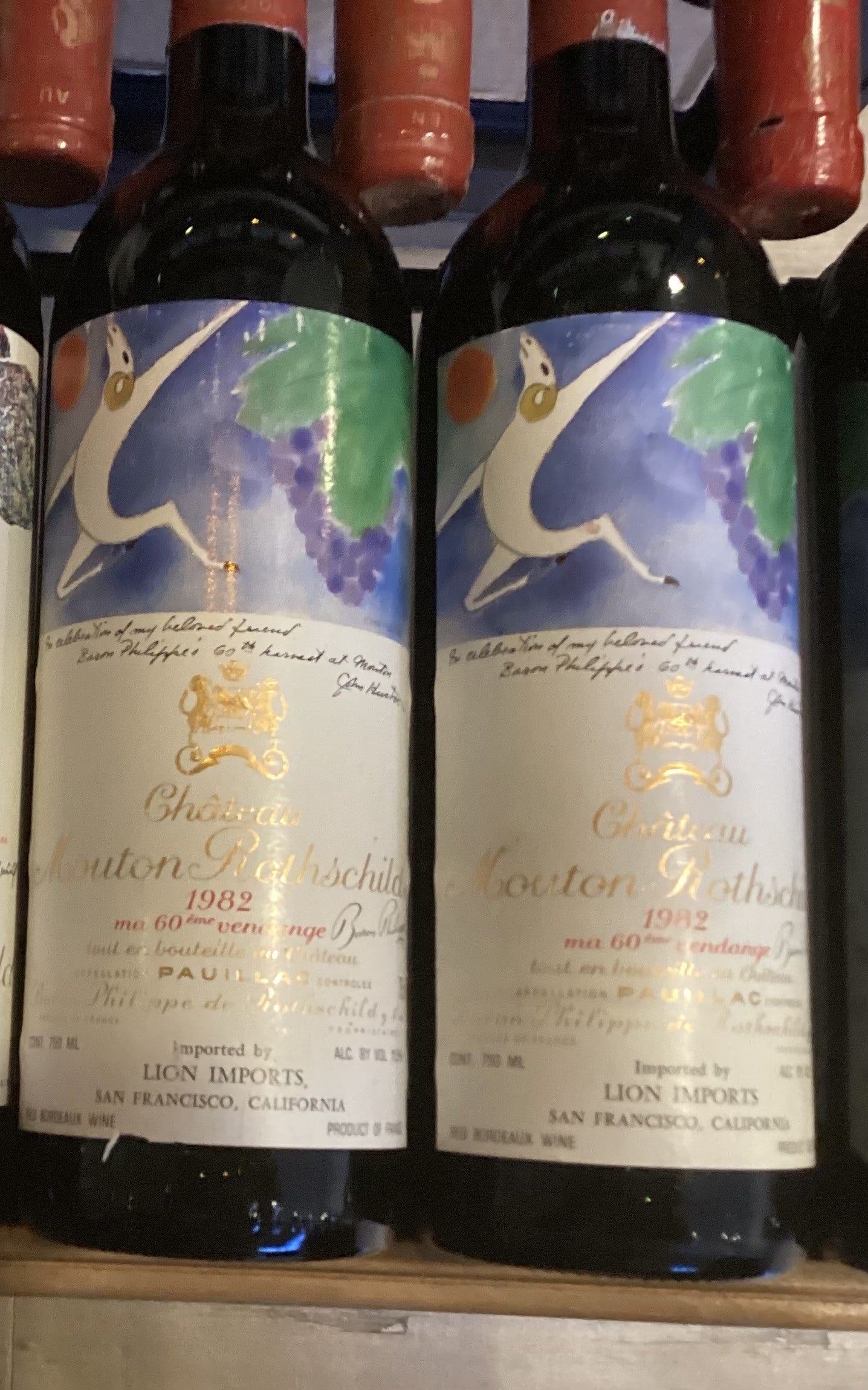 Chateau Mouton Rothschild 1982